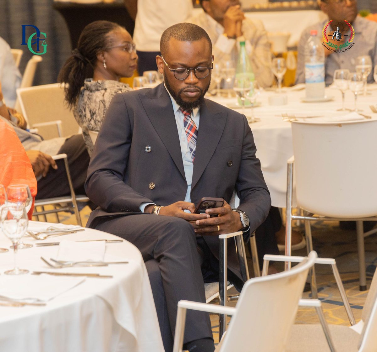 Marck-Antoine HODONOU at a professional conference